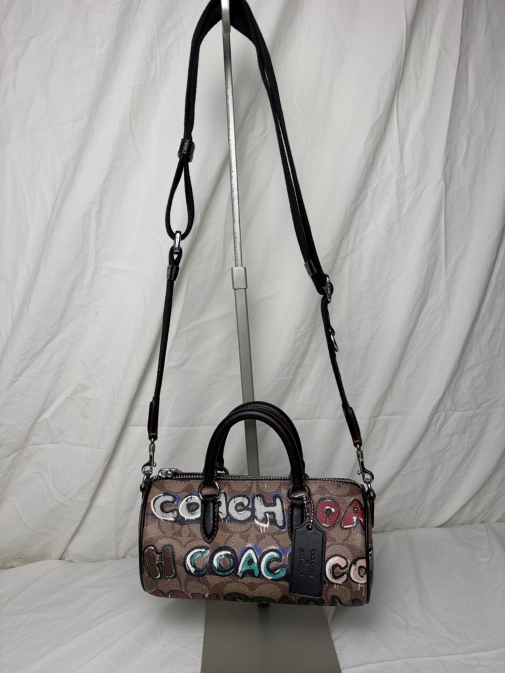 Coach x Mint + Serf Graffiti Mini Satchel Crossbody – Rare Collab 🎨 - Picture 4 of 13